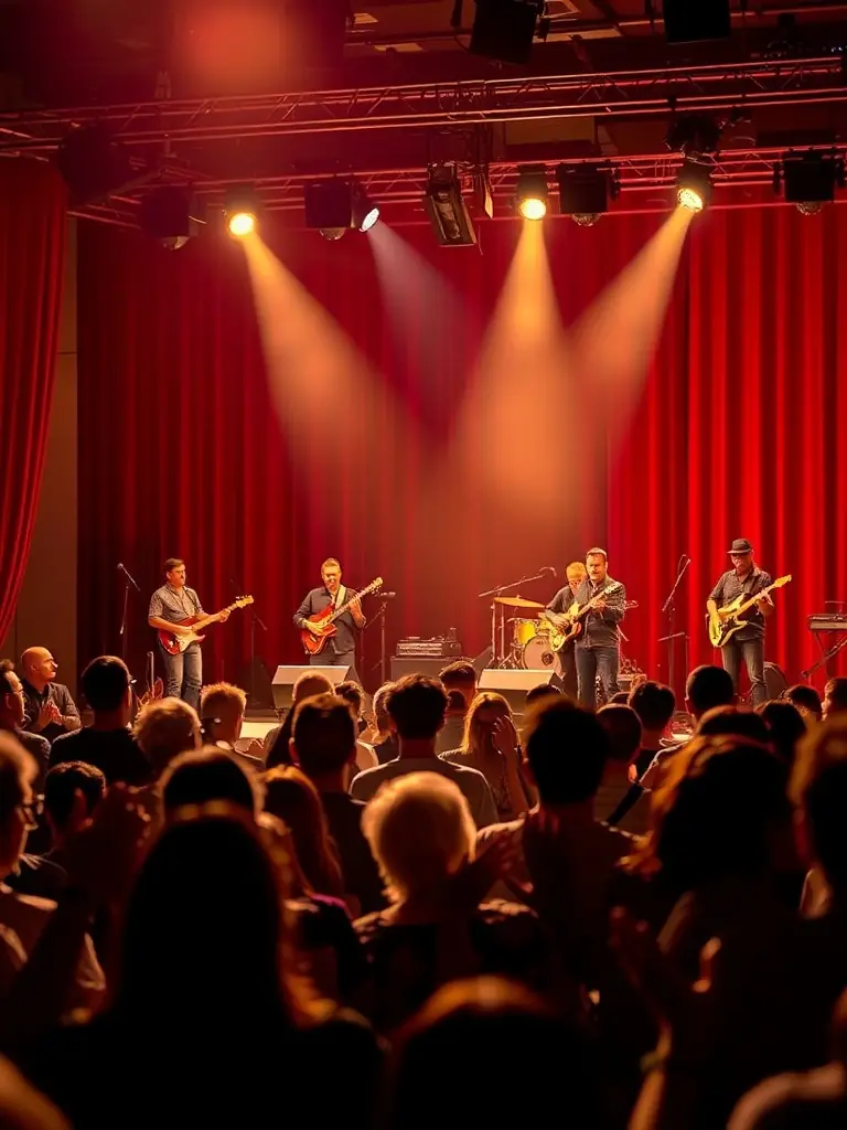 An image of a cultural event where F.D.P.S.E.S.A. provided sound services, highlighting the diverse audience and the quality of the audio experience.